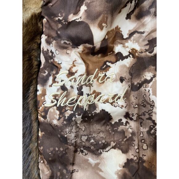 Vintage Furs by Pollans Mink Leatrim Race Collar Mid length Coat - Picture 13 of 13